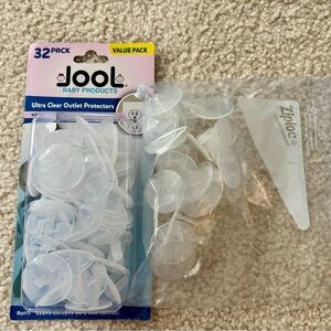 Large Lot of Baby Outlet Covers & Other Baby Proofing Supplies